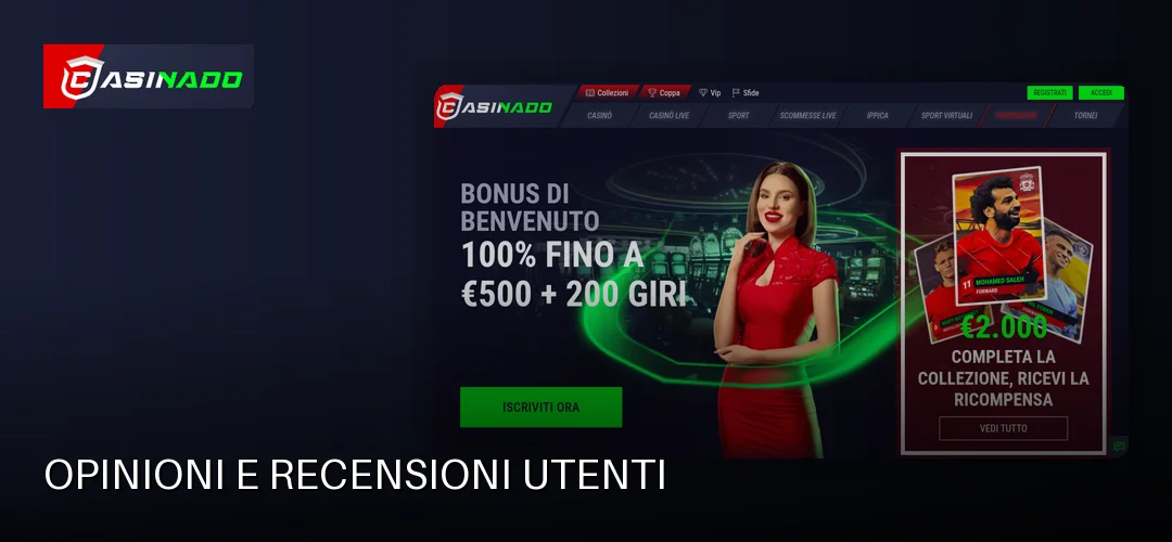 Casinado promotional banner